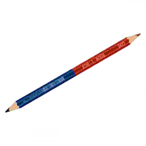 Карандаш двухсторонний Koh-I-Noor "3423", синий-красный